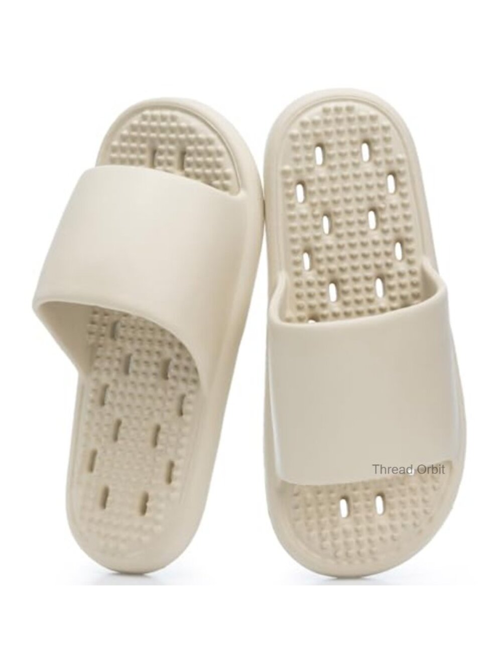 EVA Shower Slides Quick Drying Anti-Slip Massage Slippers with Drain Holes for